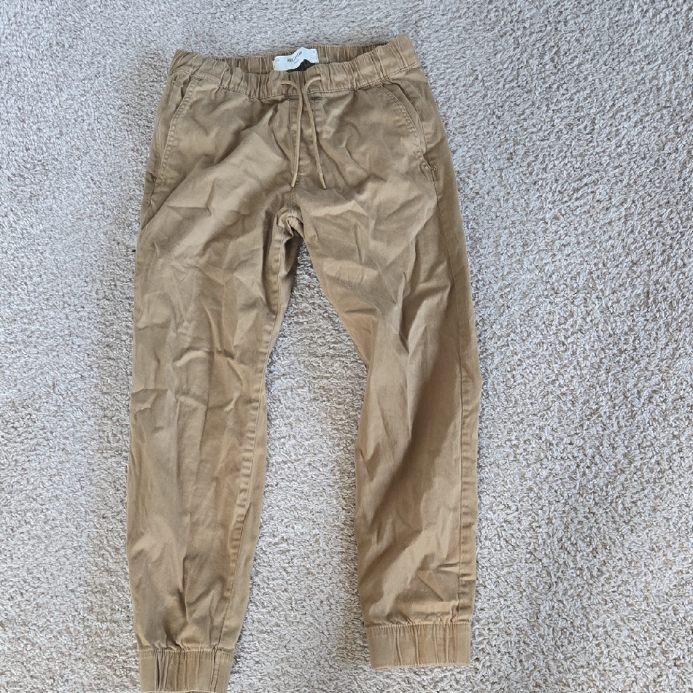Hollister Beige Jogger Pants